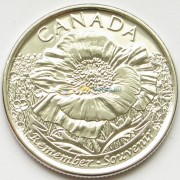Канада 2015 25 центов 100 лет Первой Мировой войны
