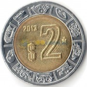 Мексика 2013 2 песо Мексика 2013 2 песо