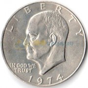США 1974 1 доллар Доллар Эйзенхауэра (P)