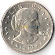 США 1979 1 доллар Сьюзен Энтони (S)