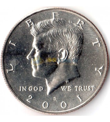 США 2001 50 центов Кеннеди D