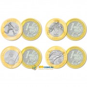 Бразилия 2014 Набор №1 Олимпиада в Рио 4 монеты