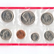 США 1981 Набор монет годовой D+S Сьюзен Энтони