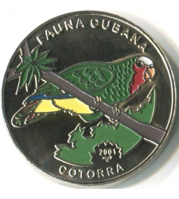 Куба 2001 1 песо Попугай cotorra