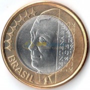 Бразилия 2002 1 реал Жуселину Кубичек ди Оливейра