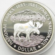 Канада 1985 1 доллар Лось Канада 1985 1 доллар Лось