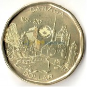Канада 2017 1 доллар 150 лет Конфедерации