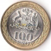 Чили 2001-2017 100 песо Чили 2001-2017 100 песо