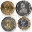 Доминикана 2008-2010 набор 4 монеты