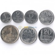 Бразилия 1969-1978 Набор 7 монет