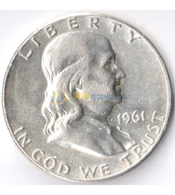 США 1961 50 центов Франклин (P) серебро