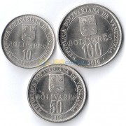 Венесуэла 2016 набор 3 монеты (редкие)