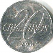 Бразилия 1965 20 крузейро Карта