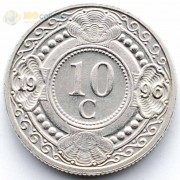 Нидерландские Антилы 1996 10 центов Нидерландские Антилы 1996 10 центов