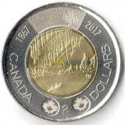 Канада 2017 2 доллара 150 лет Конфедерации