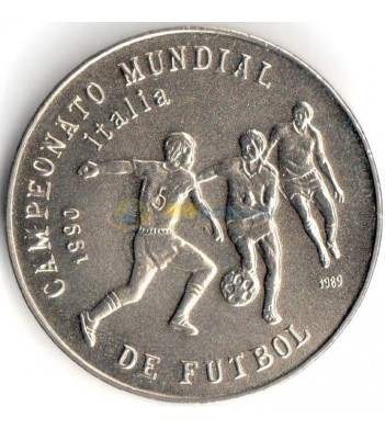 Куба 1989 1 песо Футбол Италия