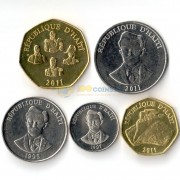 Гаити 1995-2011 набор 5 монет