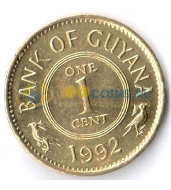 Гайана 1992 1 цент