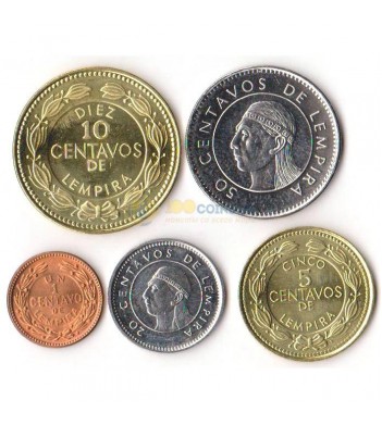 Гондурас 1957-2006 набор 5 монет