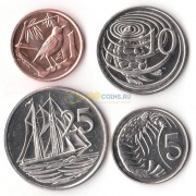 Каймановы острова 1999-2013 набор 4 монеты