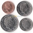 Каймановы острова 1999-2013 набор 4 монеты