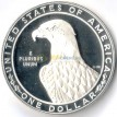 США 1983 1 доллар Олимпиада в Лос-Анджелесе (proof) S