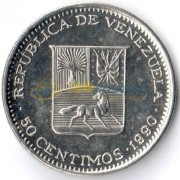 Венесуэла 1990 50 сентимо