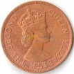 Восточные Карибы 1955 2 цента