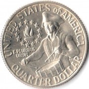 США 1976 25 центов Барабанщик