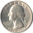 США 1976 25 центов Барабанщик