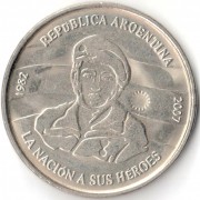 Аргентина 2007 2 песо 25 лет оккупации Фолклендских островов