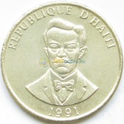 Гаити 1991 20 сантимов Шарлемань Перальт