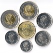 Канада 2017 набор 7 монет 150 лет Конфедерации