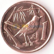 Каймановы острова 2008 1 цент 2008 Дрозд