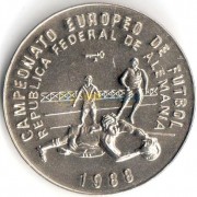 Куба 1988 1 песо Футбол чемпионат Европы