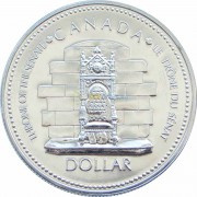 Канада 1977 1 доллар 25 лет правления