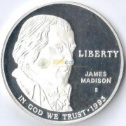 США 1993 1 доллар Джеймс Мэдисон (proof) S