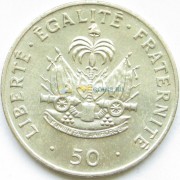 Гаити 1991 50 сантимов Шарлемань Перальт