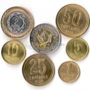Аргентина 1993-2015 набор 7 монет