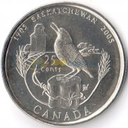 Канада 2005 25 центов Саскачеван