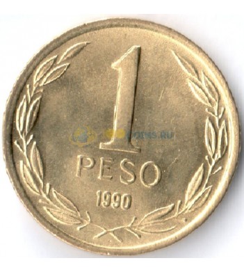 Чили 1990 1 песо
