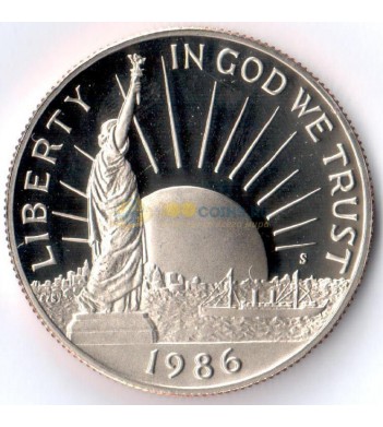 США 1986 50 центов Статуя свободы S