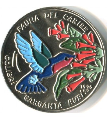 Куба 1996 1 песо Карибский калибри