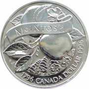 Канада 1996 1 доллар Яблоки Мекинтош