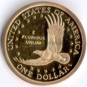 США 2003 1 доллар Парящий орел №1 (S) proof