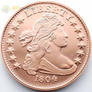 США унция медная Голова свободы 1804