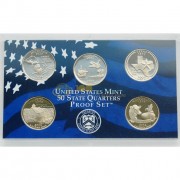 США Набор годовой 2004 квотеры S