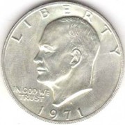 США 1971 1 доллар Доллар Эйзенхауэра