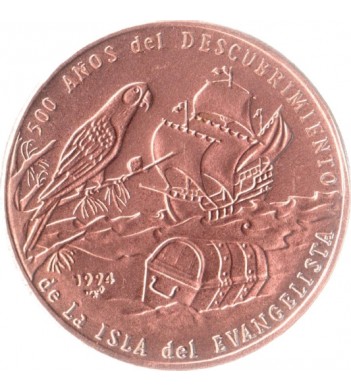 Куба 1994 1 песо 500 лет открытия острова Евагелиста
