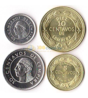 Гондурас 1999-2006 набор 4 монеты